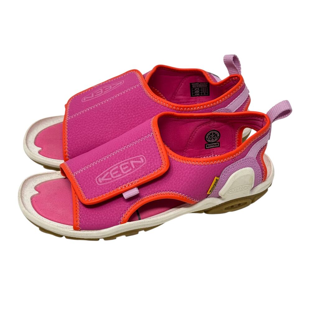 Keen Footwear Girls Knotch River Sandals Pink White 3